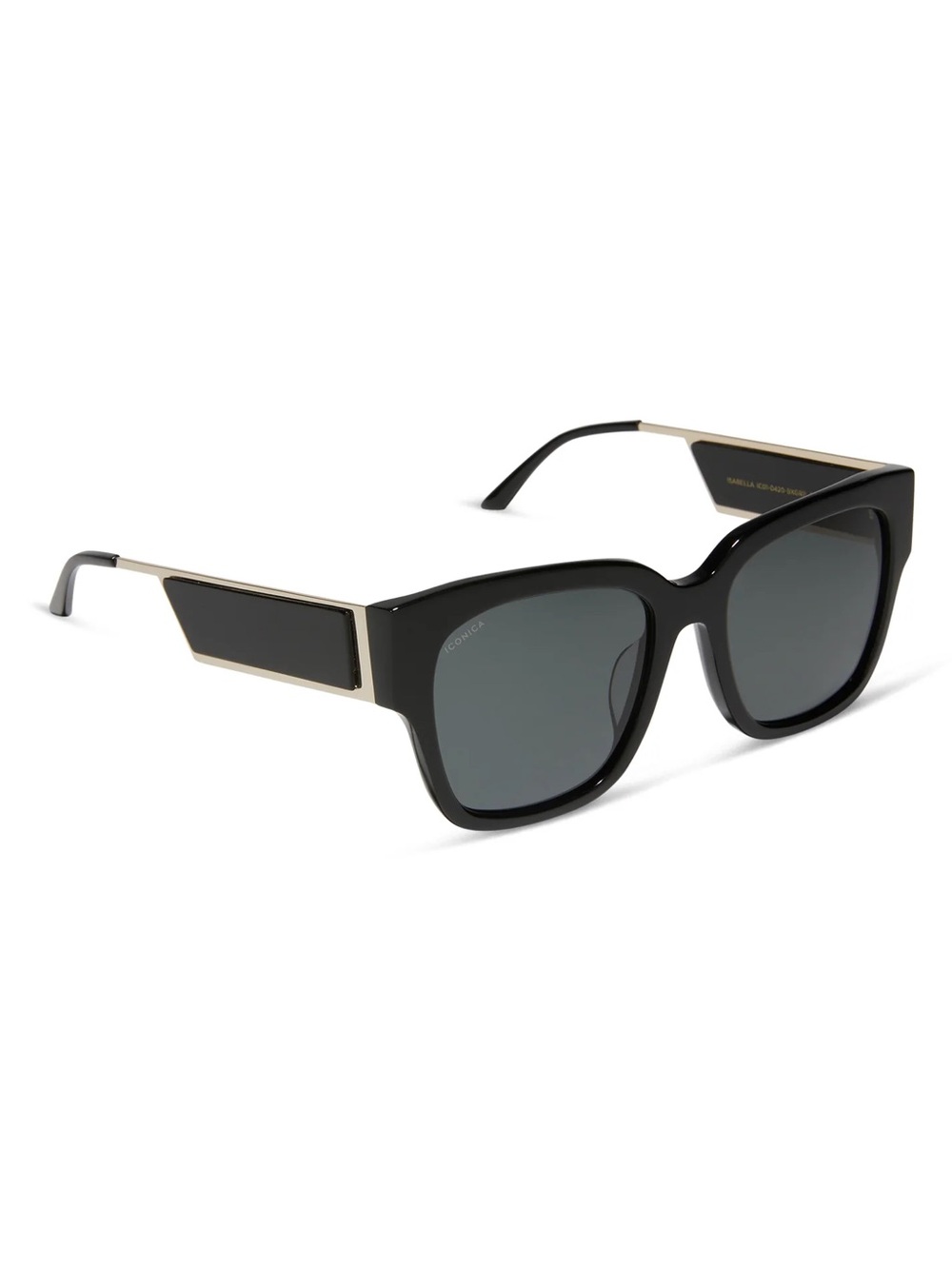 NEW DIFF Eyewear ISABELLA IC01-0420 Black Sunglasses Authentic